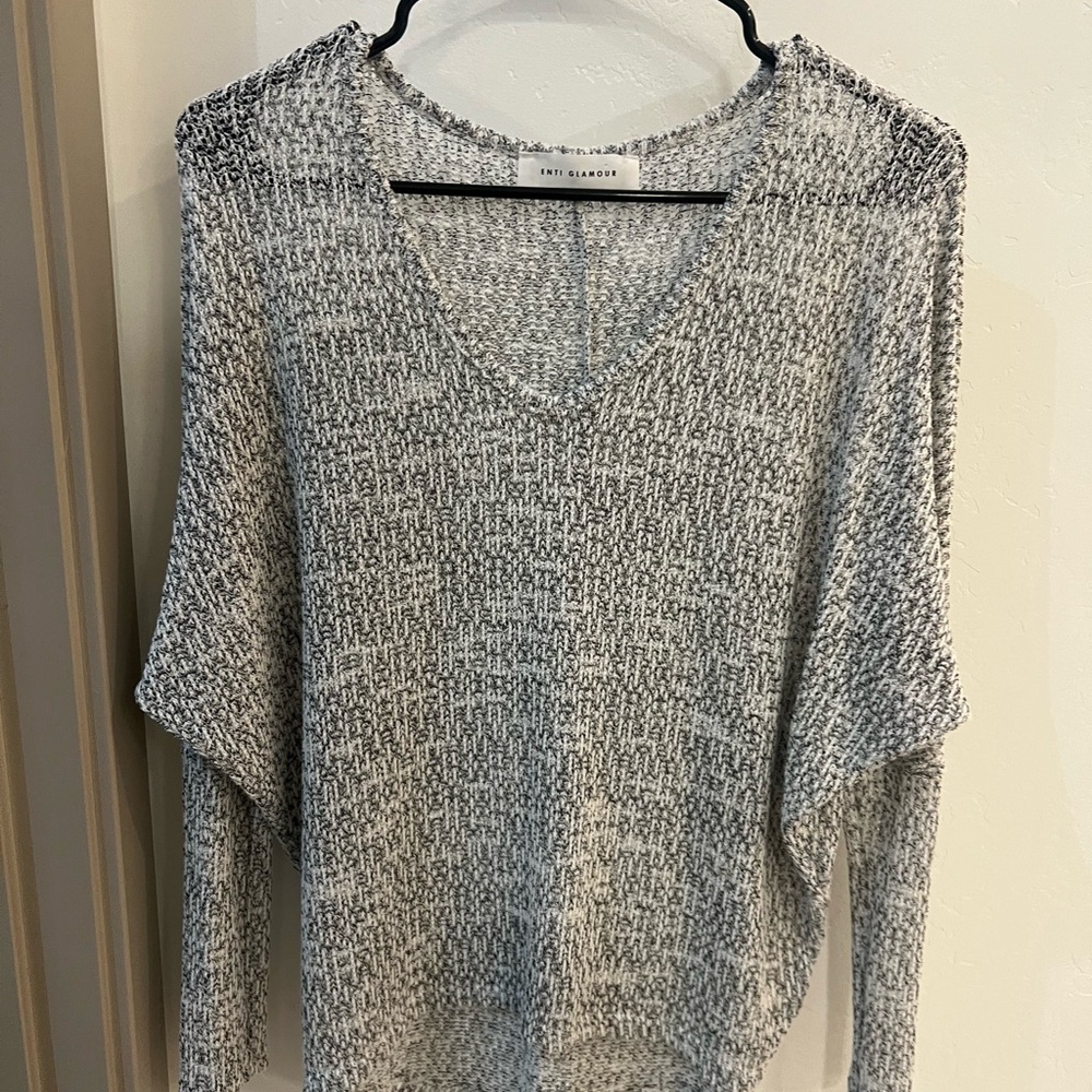 Gray Knit Sweater